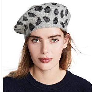 NWT Hat Attack Leopard Baret Winter Hat
